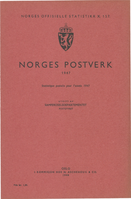 Norges Postverk 1947