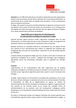 Swissaid Est Une ONG Internationale Qui Travaille En Partenariat Avec Des Organisations Locales Et Des Associations De Base Dans