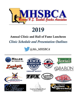 Annual Clinic and Hall of Fame Luncheon @Mo MHSBCA