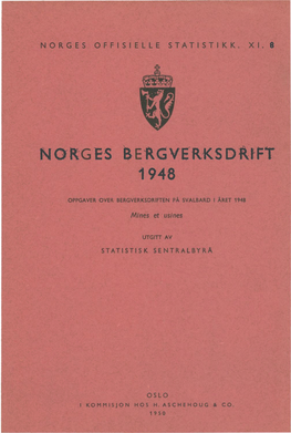 Norges Bergverksdrift 1948