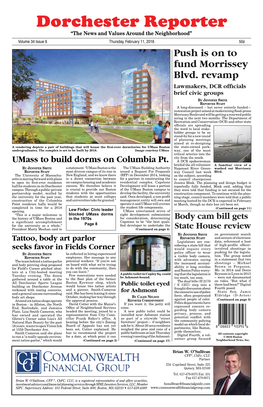 Dorchester Reporter “The News and Values Around the Neighborhood”