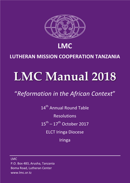 LMC Manual 2018