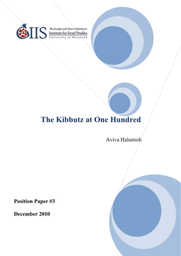 The Kibbutz at One Hundred