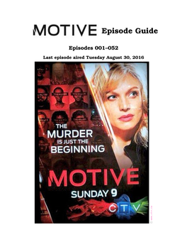 Episode Guide