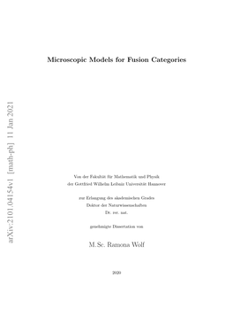 Arxiv:2101.04154V1 [Math-Ph] 11 Jan 2021 M