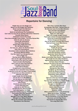 Repertoire for Dancing