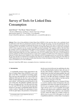 Survey of Tools for Linked Data Consumption
