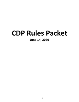 Rules Committee Packet