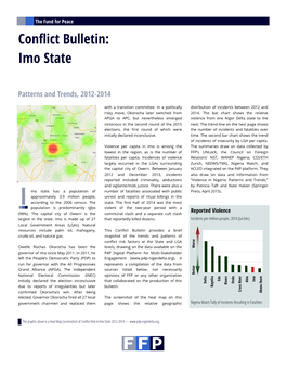 Conflict Bulletin: Imo State