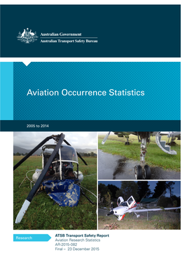 Aviation Occurrence Statistics AR-2015-082