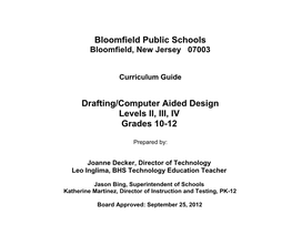 Drafting, Architecture and CAD 1