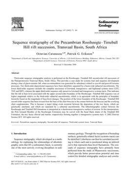 Sequence Stratigraphy of the Precambrian Rooihoogte–Timeball Hill Rift Succession, Transvaal Basin, South Africa