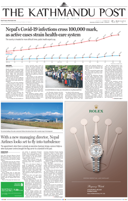 Nepal's Covid-19 Infections Cross 100,000 Mark, As Active Cases