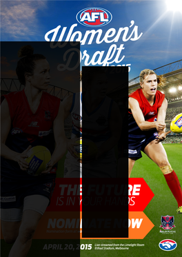 2015 AFL National Women's Draft Information Booklet