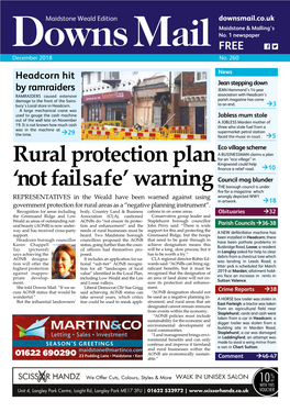 Rural Protection Plan 'Not Failsafe' Warning