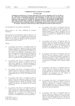 COMMISSION REGULATION (EC) No 828/2003