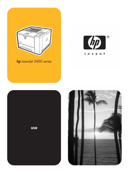 HP Laserjet 2400 Series Printer User Guide