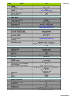 Tariff & Terms for All Portals