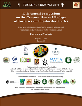 17Th Annual Symposium on the Conservation and Biology of Tortoises and Freshwater Turtles