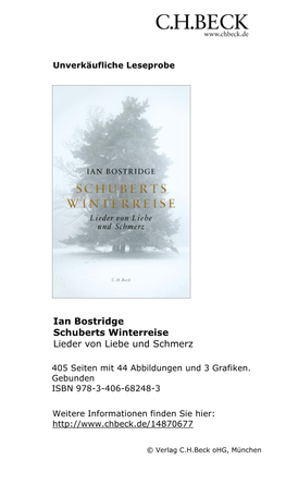 Schuberts Winterreise Lieder Von Liebe Und Schmerz