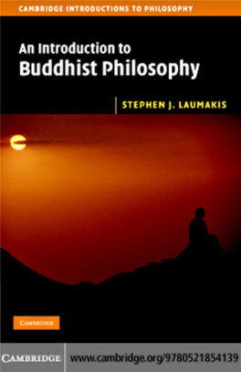 An Introduction to Buddhist Philosophy