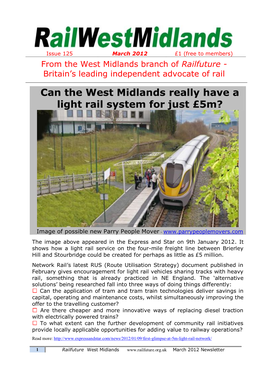 Can the West Midlands Really Have a Light Rail System for Just £5M?