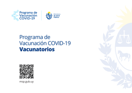 Programa De Vacunación COVID-19 Vacunatorios