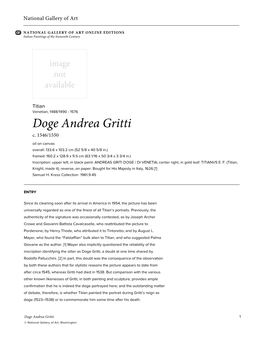 Doge Andrea Gritti C