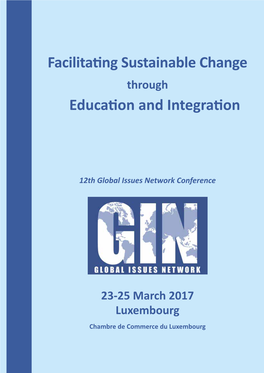 Facilitating Sustainable Change Education and Integration