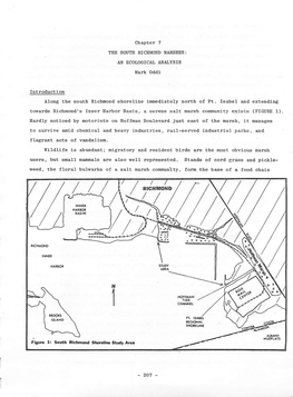 Figure 1: South Richmond Shoreline Study Area