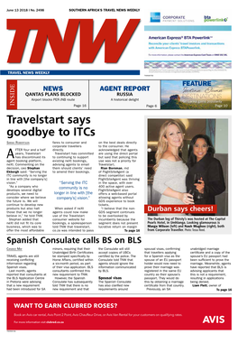 Travelstart Says Goodbye to Itcs