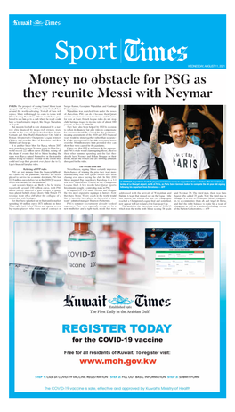 Money No Obstacle for PSG As They Reunite Messi with Neymar