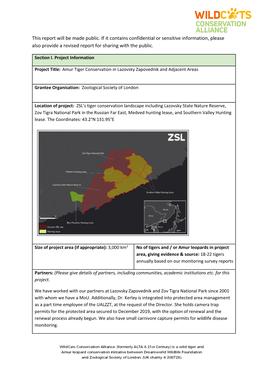 ZSL Russia Final 2019 Report