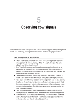 Observing Cow Signals