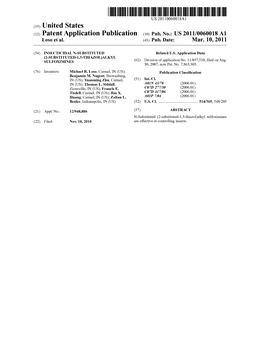 (12) Patent Application Publication (10) Pub. No.: US 2011/0060018 A1 L0S0 Et Al