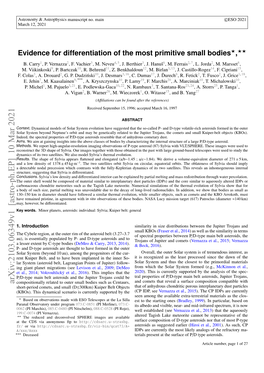 Arxiv:2103.06349V1 [Astro-Ph.EP] 10 Mar 2021