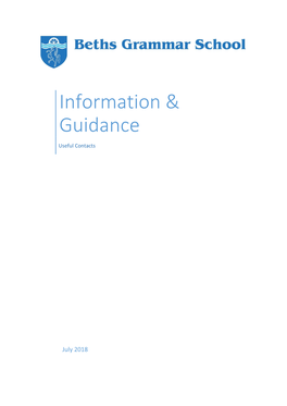 Information & Guidance