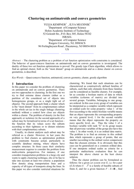 Clustering on Antimatroids and Convex Geometries