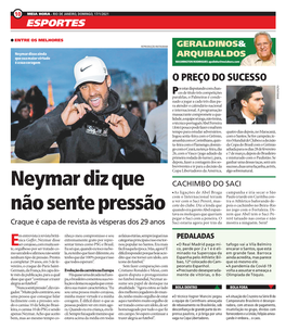 Neymar Diz Que Não Sente Pressão