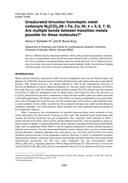 Unsaturated Binuclear Homoleptic Metal Carbonyls M2(CO)X (M = Fe, Co, Ni; X = 5, 6, 7, 8)