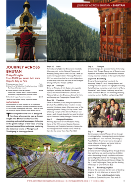Journey Across Bhutan • Bhutan