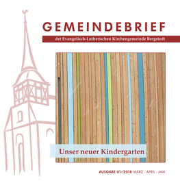 GEMEINDEBRIEF Der Evangelisch-Lutherischen Kirchengemeinde Bergstedt