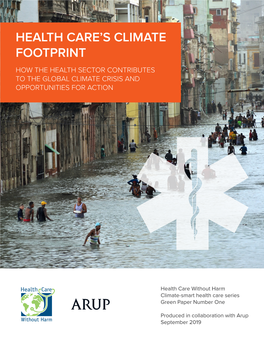 Health Care's Climate Footprint