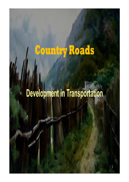 Transportation and West China