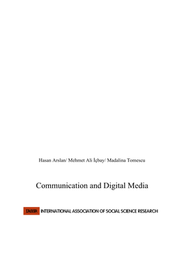 Communication and Digital Media