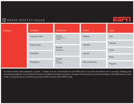 ESPN Brand Identity Guide