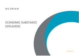 Economic Substance Explained