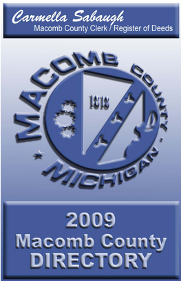 2009 Macomb County Directory