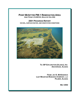 Mpu Diesel Spill Vegetation Monitoring