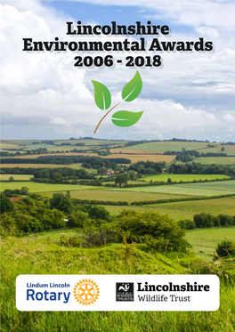 Lincolnshire Environmental Awards 2006 - 2018 Lincolnshire Environmental Award Winners
